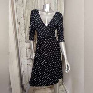 NWT Old Navy Blue & White Surplice Dress